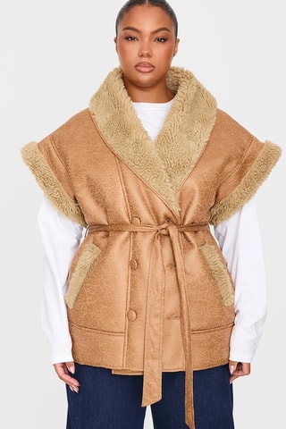 Oversized Jasje - Beige - Prettylittlething