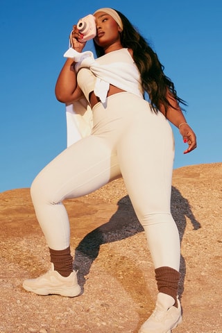 Legging Hoge Taille - Lichtgrijs