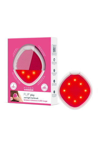 Spazzola per capelli LED Flip Play - Rosa