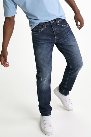 Vaquero regular fit ED-55 - Azul marino