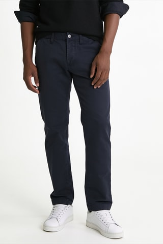 Pantalón chino regular fit - Blanco