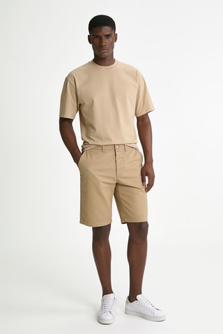 Short regular fit Rail - Beige
