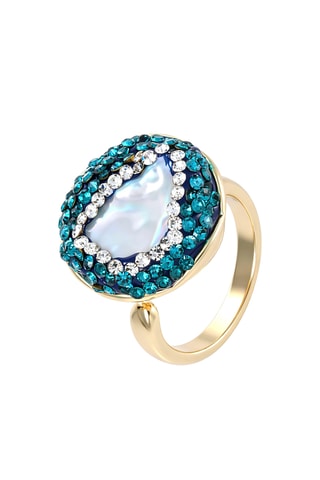 Anillo - Chapado en oro amarillo