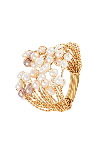 Anillo - Chapado en oro amarillo