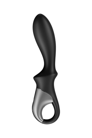Anale Verwarmende Vibrator Heat Climax Satisfyer - Zwart - 20,5 cm