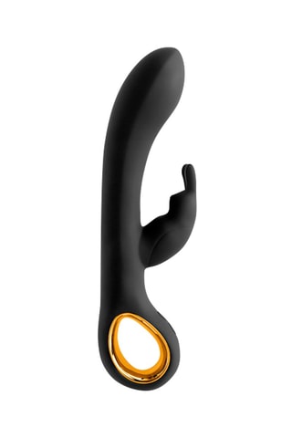 Vibrator Rabbit Zwart - 19 cm  