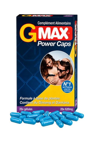 G-max power capsules Vitaliteit & Welzijn Mannen- 20 Capsules