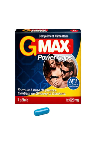 G-max power capsules Vitaliteit & Welzijn Mannen- 1 Capsule