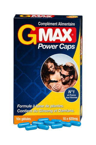 G-max power capsules Vitaliteit & Welzijn Mannen- 10 Capsules