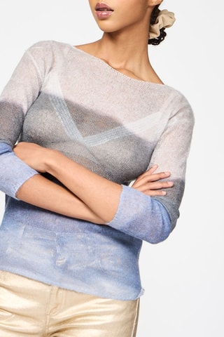 Pull dip and dye - Beige et anthracite