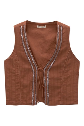 Gilet sans manches - Marron