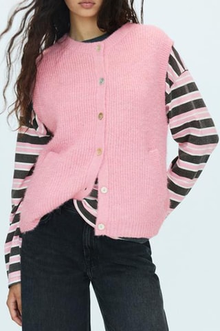 Gilet sans manches - Rose