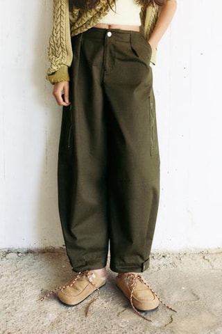 Pantalon cargo - Kaki