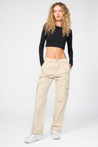 Pantalon cargo - Beige