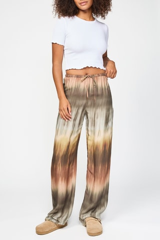 Jogger tie and dye taille haute - Kaki
