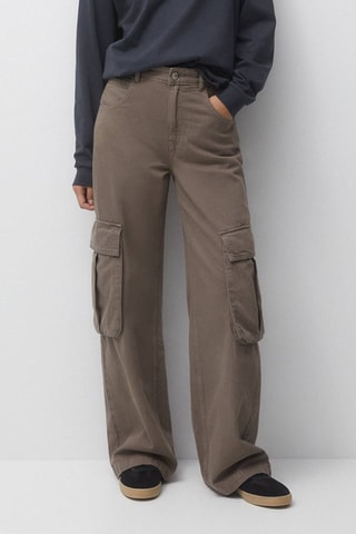Pantalon cargo - Marron