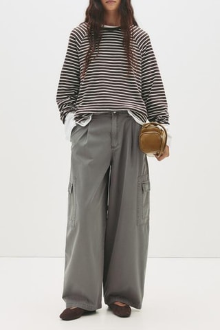 Pantalon cargo - Gris