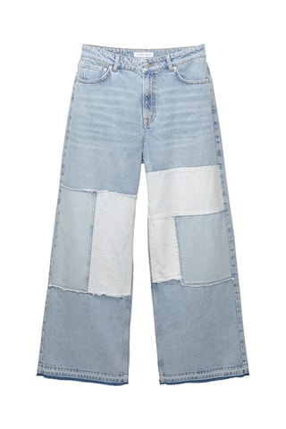 Jean taille haute - Ciel