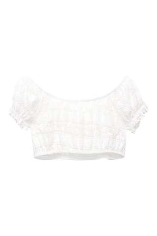 Crop top - Blanc