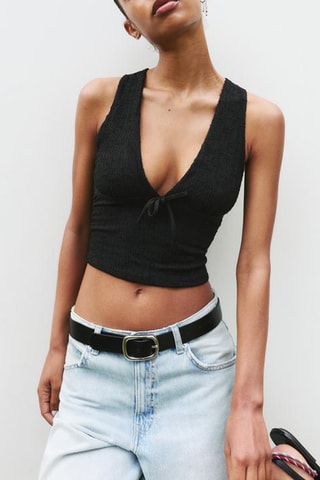 Crop top - Noir