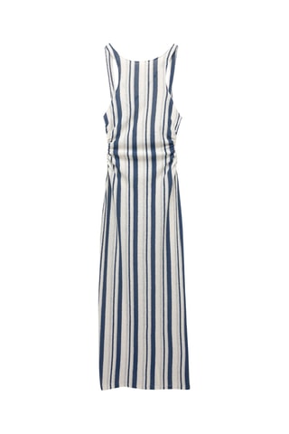 Vestido midi - Azul-marinho