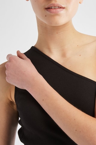 Robe asymétrique - Noir