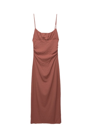 Robe fourreau - Marron clair
