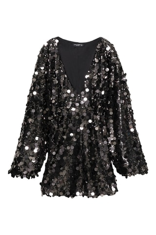 Vestido direito - Preto