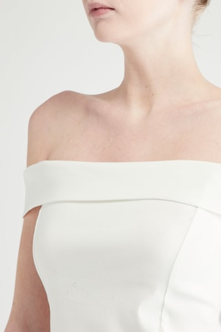 Robe fourreau - Blanc