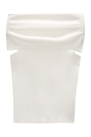 Top bustier - Blanc