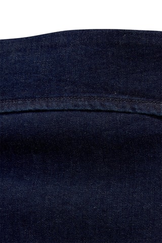 Top bustier en jean - Bleu foncé