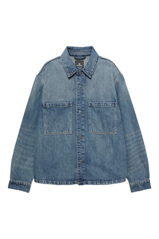Chemise en jean - Bleu canard