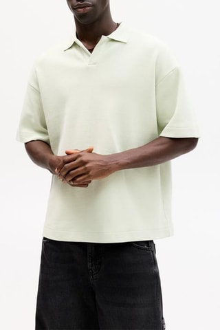 Polo boxy de football - Vert clair