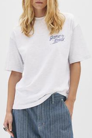 T-shirt - Gris clair chiné