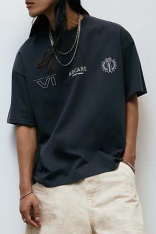 T-shirt Arcane - Anthracite