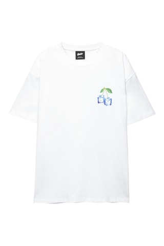 T-shirt relaxed - Blanc
