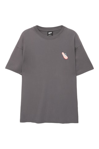 T-shirt relaxed - Gris