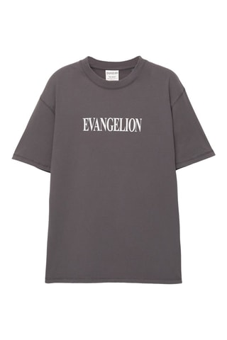 T-shirt Neon Genesis Evangelion - Gris