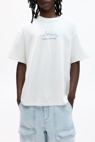 T-shirt relaxed - Blanc