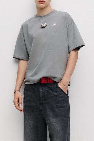 T-shirt boxy - Ciel