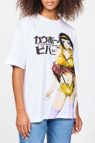 T-shirt Faye Valentine Cowboy Bebop - Blanc