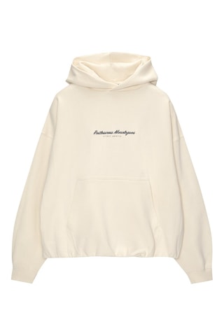 Sweat à capuche - Ecru