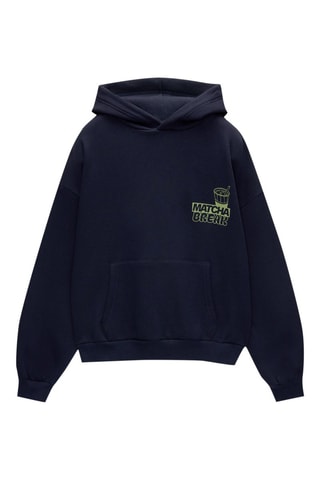 Sweat à capuche - Bleu foncé