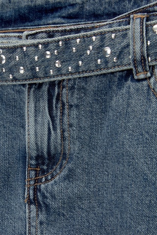 Minijupe en jean - Bleu marine
