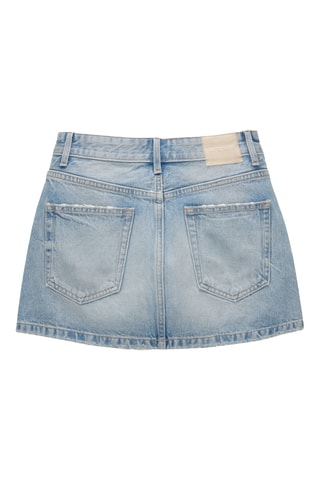 Minijupe en jean - Bleu