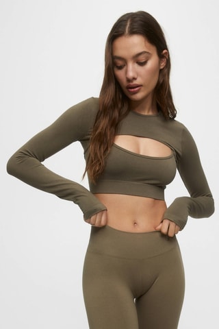 Crop top - Marron