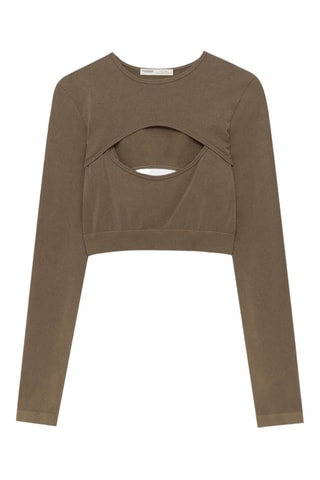 Crop top - Marron