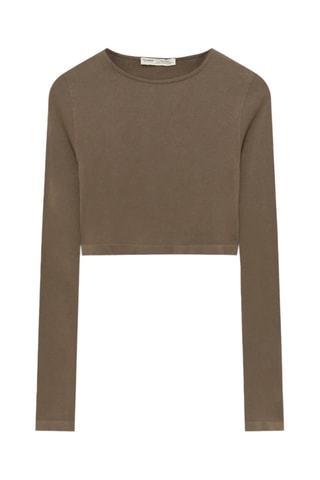 Crop top - Kaki