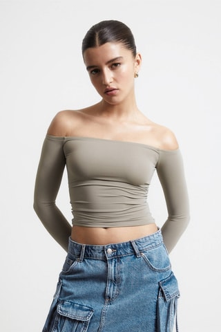 Crop top - Beige