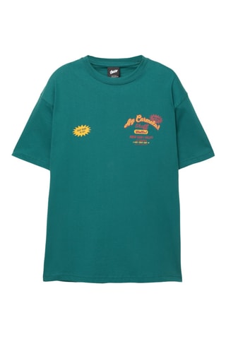 T-shirt relaxed - Vert clair